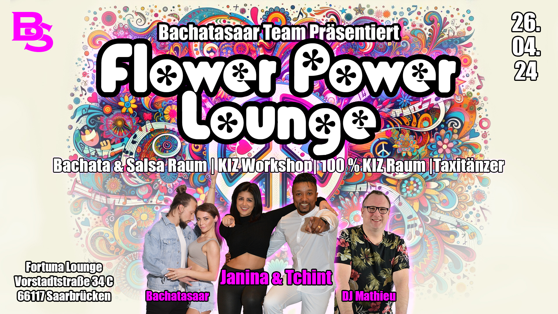 Bachatasaar Social Flower Power Lounge